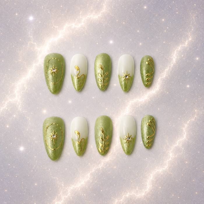 Taurus Press On Nails | Zodiac Collection