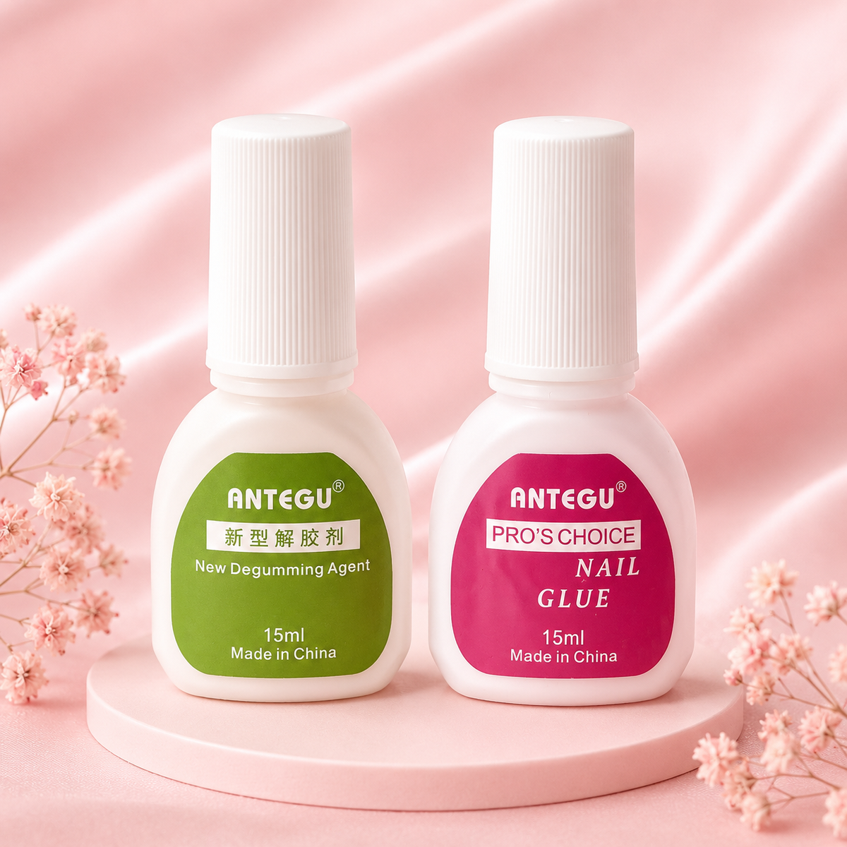 Nail Glue & Remover Set | 15ml Each