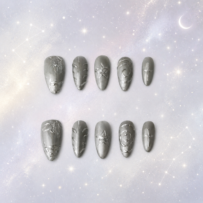 Gemini Press On Nails | Zodiac Collection