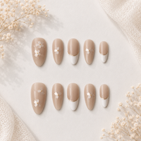 Cherry Blossom Long Almond Press On Nails