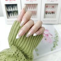 Cherry Blossom Long Almond Press On Nails