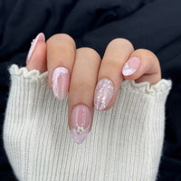 Blush Petals Press On Nails