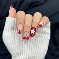 Cherry Charm Press On Nails