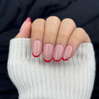 Cherry Kiss French Press On Nails