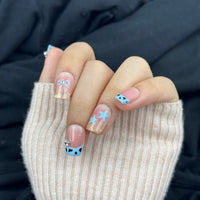 Baby Blue Dreams Press On Nails