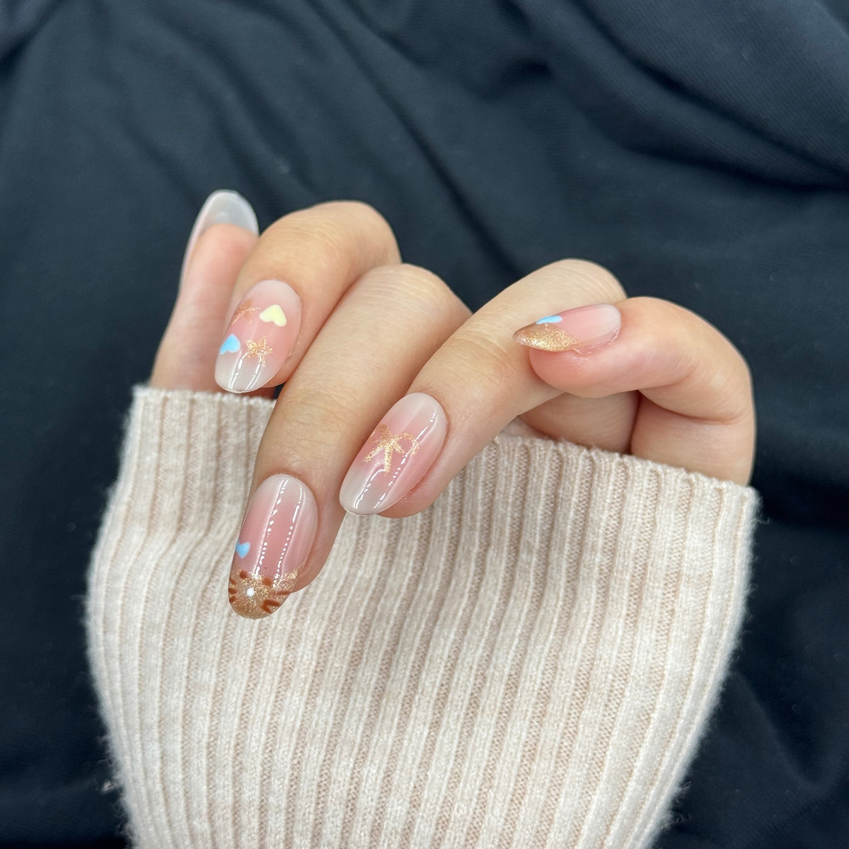 Kitty Sweetheart Press On Nails