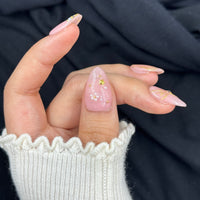 Golden Starlight Press On Nails