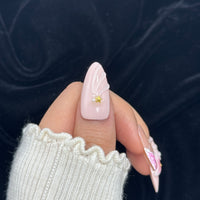 Blush Seashell Press On Nails