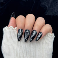 Midnight Stardust Press On Nails