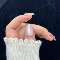 Mocha Silk Almond Press On Nails