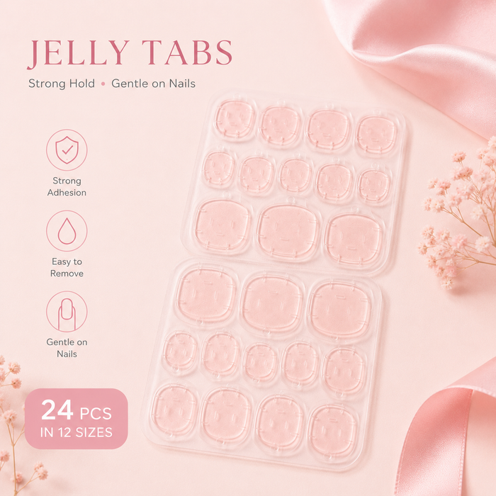 48pcs Jelly Nail Tabs (2 Sheets)