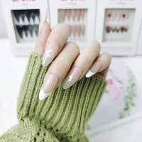 Cherry Blossom Long Almond Press On Nails