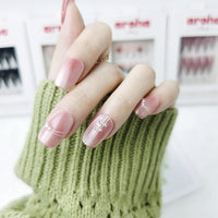 Blush Blossom Medium Square Press On Nails