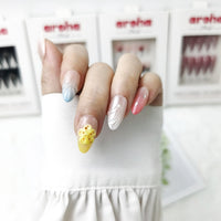 Sunny Blossom Short Almond Press On Nails