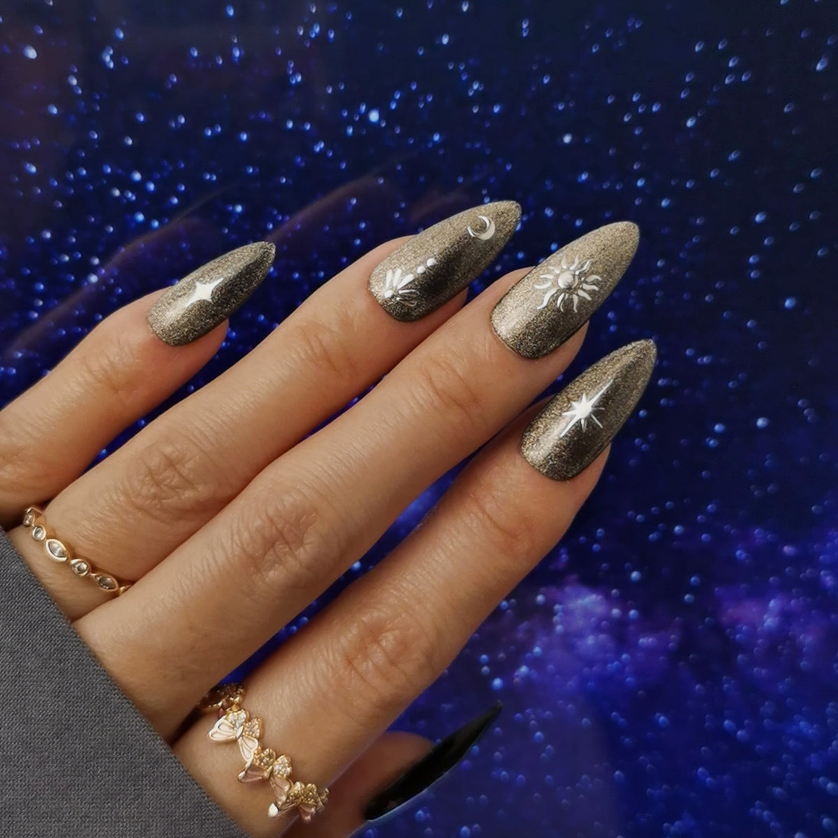 Capricorn Press On Nails | Zodiac Collection