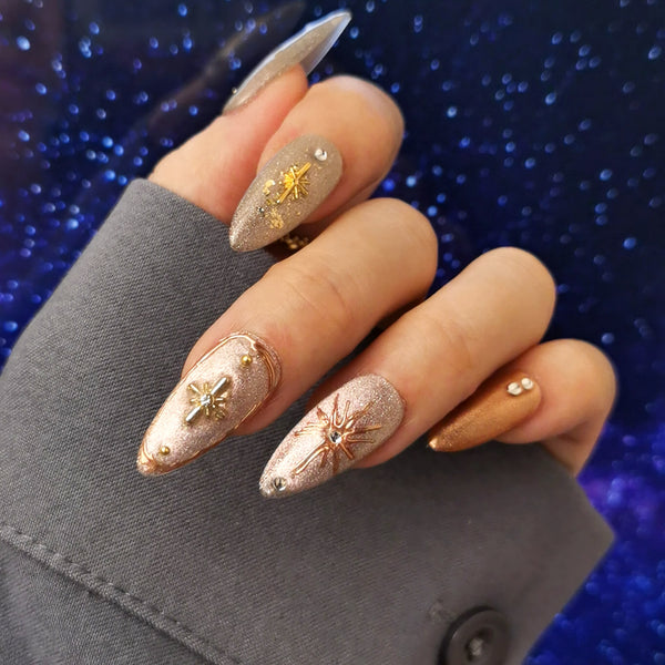 Cancer Press On Nails | Zodiac Collection
