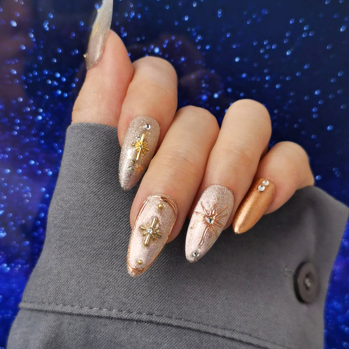 Cancer Press On Nails | Zodiac Collection